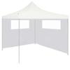 Parois latérales de belvédère avec fenêtres - vidaXL - Blanc - 410x210cm - 280x210cm - 200x70cm