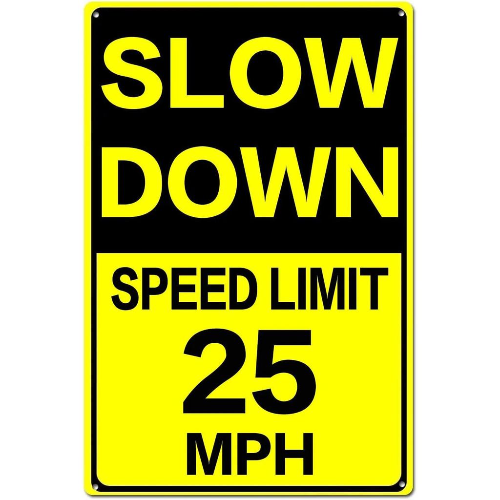 Retro Metalowe Tabliczki Spowalniaj Dzieci i Zwierzęta przy zabawie Plakaty Vintage do Domu Ogrodu Baru Jaskini Mężczyzny Kawiarni Dekoracja Ścienna Biura Prezent