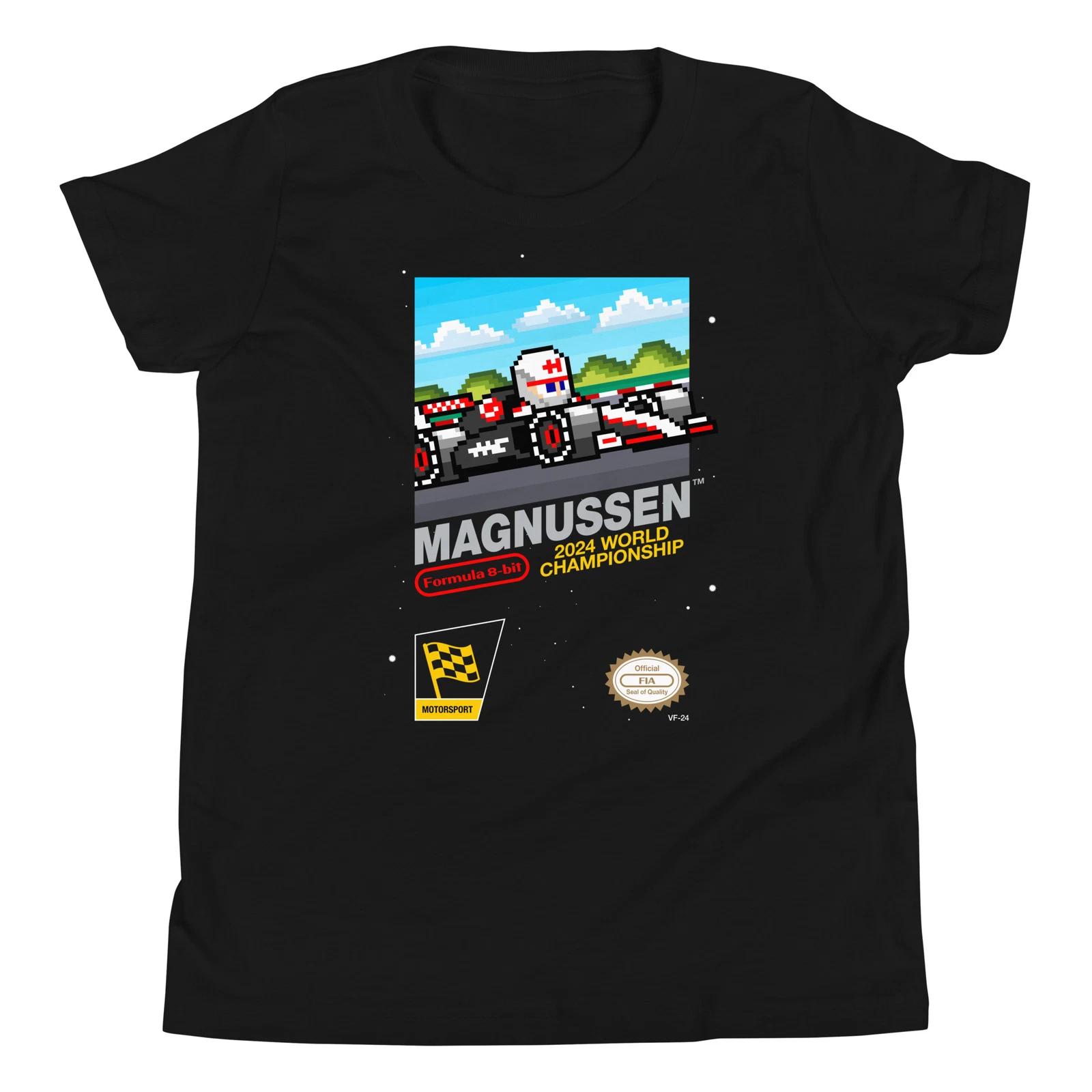 

Haas Kevin Magnussen Nico Hulkenberg 2024 Formula 1 F1 8-bit Youth Child T-Shirt L