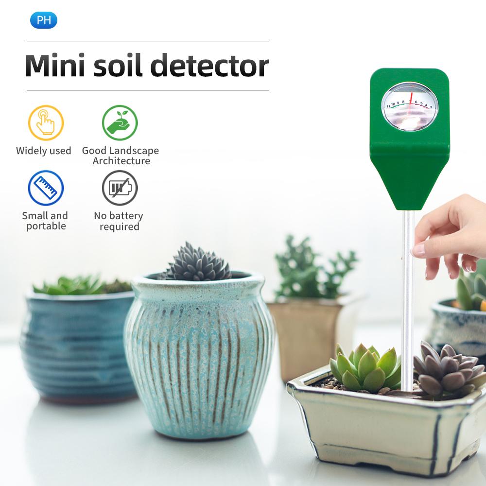 Mini PH Soil Moisture Sensor Meter Hygrometer Soil Tester Metal Probe Garden Plant Flower Test Tool