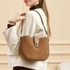 New Retro Women's Saddle Bag Premium Bag Women's Design Sense Niche Portable Commuter Versatile Shoulder Messenger Bag