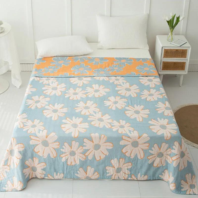 Summer Blanket For Beds, Double Sofa Towel, Thin Sheet, Single Cool Quilt, Cotton Blanket Bedspread, Breathable Comfortable, New