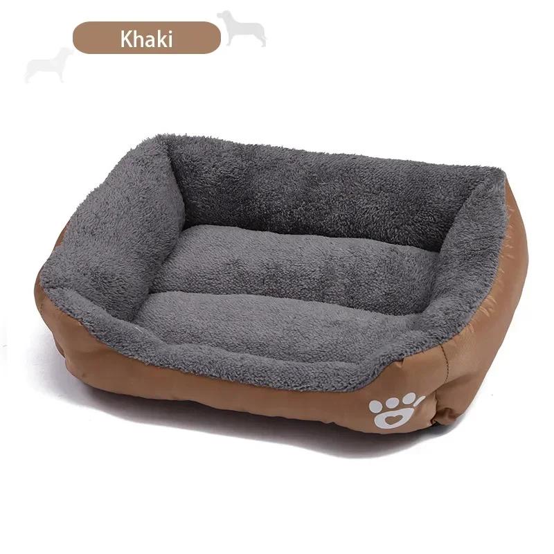 Dog Bed Pets House for Puppy Small Medium Large XXL Supplies Kennel Mat Nesk Sleeping Plush Washable Cat Cushion Products Indoor