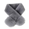 Winter Warm Solid Color Korean Winter Scarf Faux Mink Fur Soft Neck Collar Warmer Soft Plush Warm Neck Warmer Fashion Accessory