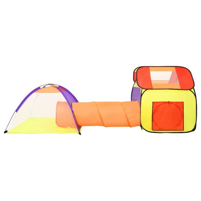 93675 vidaXL Tente de jeu pour enfants Multicolore 338x123x111 cm