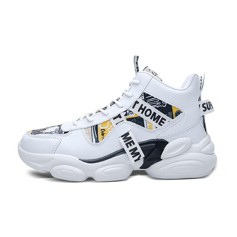 New Men's Shoes for Autumn and Spring Basketball and Running Shoes for Middle School Students Casual Shoe for Teenagers Dad Shoe
