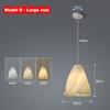 Modern 3D Printing Kitchen Bar LED Pendant Lights Bedroom Bedside Chandelier Bedroom Study Restaurant Island Cafe Hanging Light