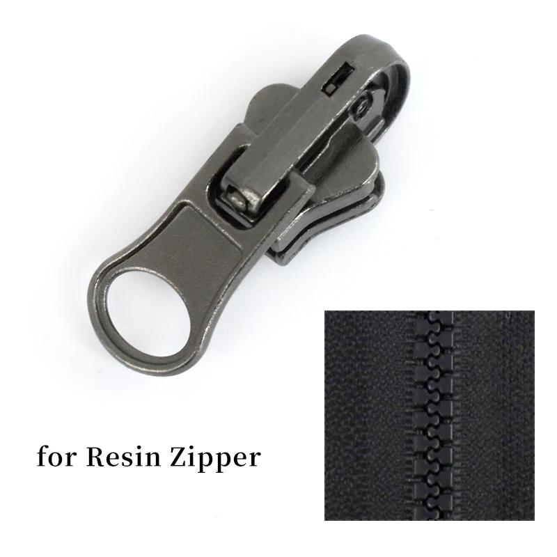 5/10/20Pcs Zipper Puller 3# 5# 8# Double Sided Rotary Zip Sliders Head Jacket Garment Decor Zippers Slider Sewing Accessories