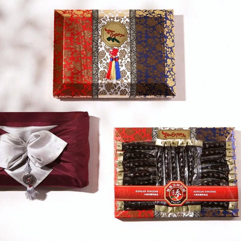 Goryeo Red Ginseng Extract and 1kg Korean Paper Box for Meeting Meeting Lunar New Year Holiday Parents