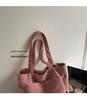 Versatile Canvas Tote - Large Capacity Shoulder Bag for Students