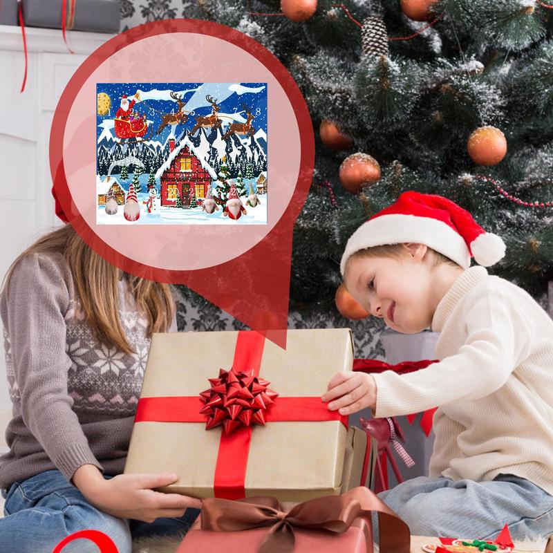 2026 Christmas Gnome Advent Calendar Gnome Christmas Decorations 24 Days Christmas Countdown Ornaments Dwarf Dolls Collections