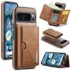 Funda de Cuero Sintético para Teléfono Pixel 10 Pro para Google Pixel 9 Pro XL 8 Magnética Desmontable Ranura para Tarjetas Billetera Cubierta con Soporte