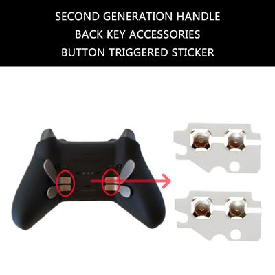 Game Handle Metal Paddle Back Key Sticker for Xbox One Elite 2 Controller Direction Trigger Button Gaming Accessories