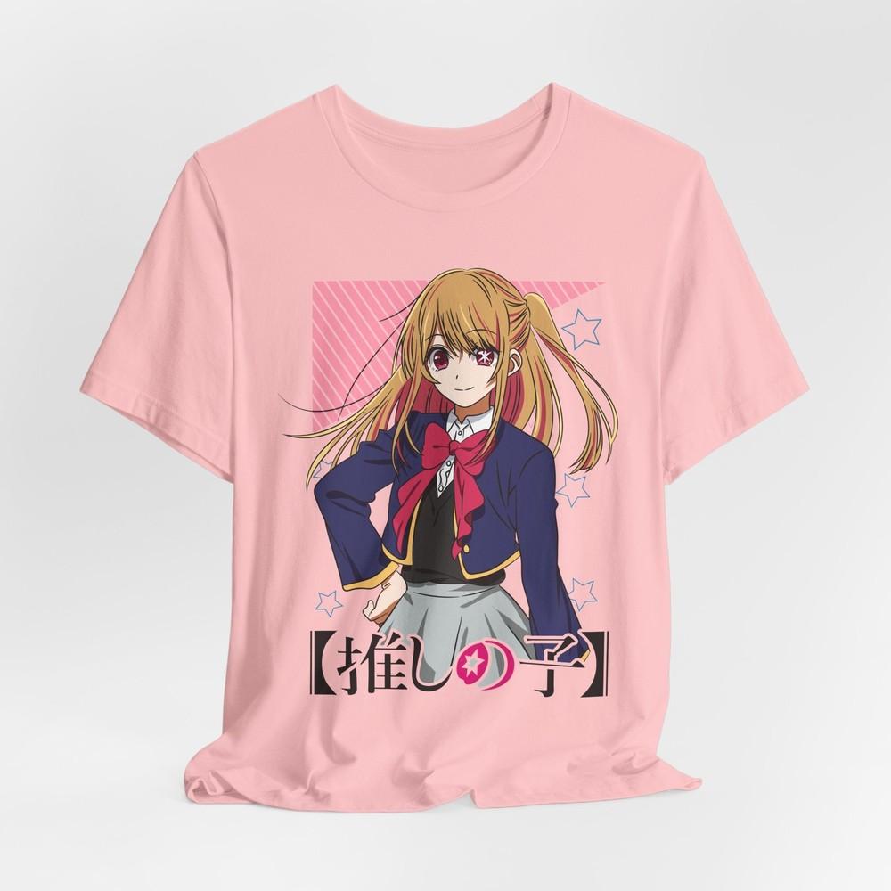 Ruby Hoshino Cute Anime Schoolgirl | Unisex TShirt Japanese Lettering Graphic Unisex T-Shirt S