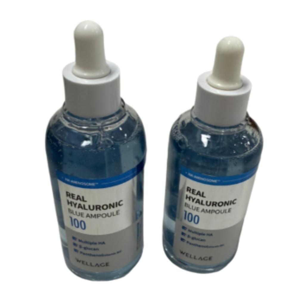 

WELLAGE Real Hyaluronic Blue 100 Ampoule Set 100ml + 75ml