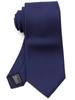 [WANDM] Men's Formal Business Office Tie, 8cm Wide, Regular Tie, Washable, Solid Color, Grosgrain, Navy Blue