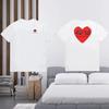 Men's and Women's Short Sleeved T-shirts Oversized Luxury Brand Shirts Two Sided Love Prints Women Men 2025 Cotton Harajuku