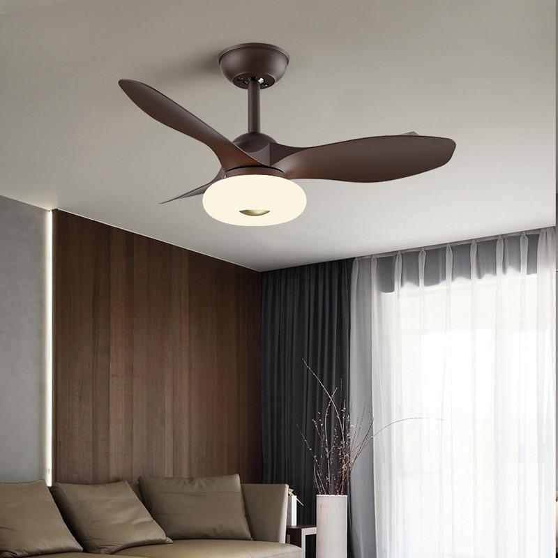 32“ DC Motor Ceiling Fan With Light 6 Speed Adjustable Electric Ceiling Fan Light Frequency Conversion LED Fan Lamp