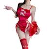 Sex Underwear Sexy Antique Embroidered Belly Pocket Set Spicy Backless Uniform Free Flirting Pajamas