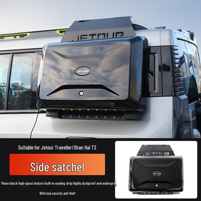 Jetour Traveller Shanhai T2 Off-road Roof Rack with Folding Ladder and Spotlights
