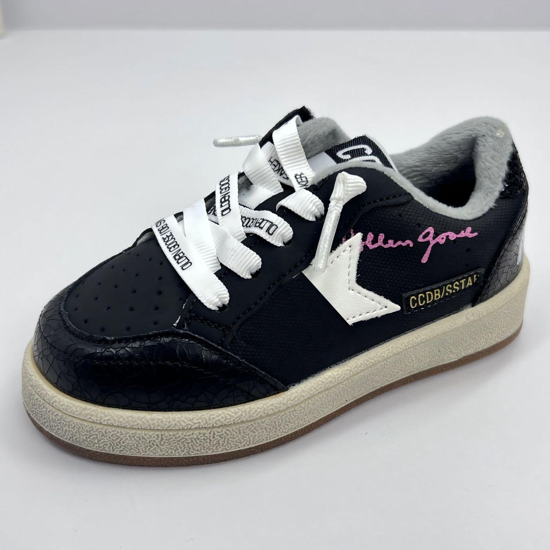 

Autumn Kids Soft Sole Comfortable Sports Casual Shoes Korean Fashion Retro Pattern Running Sneakers for Boys and Girls 37