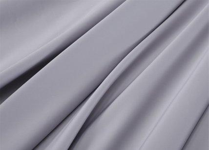 

R.T. Home - Egyptian Luxury Extra-Long Staple Cotton Hotel Quality Single Size Flat Bed Sheet, 180x270cm, 500 Thread Count Sateen Weave, Silver Gray
