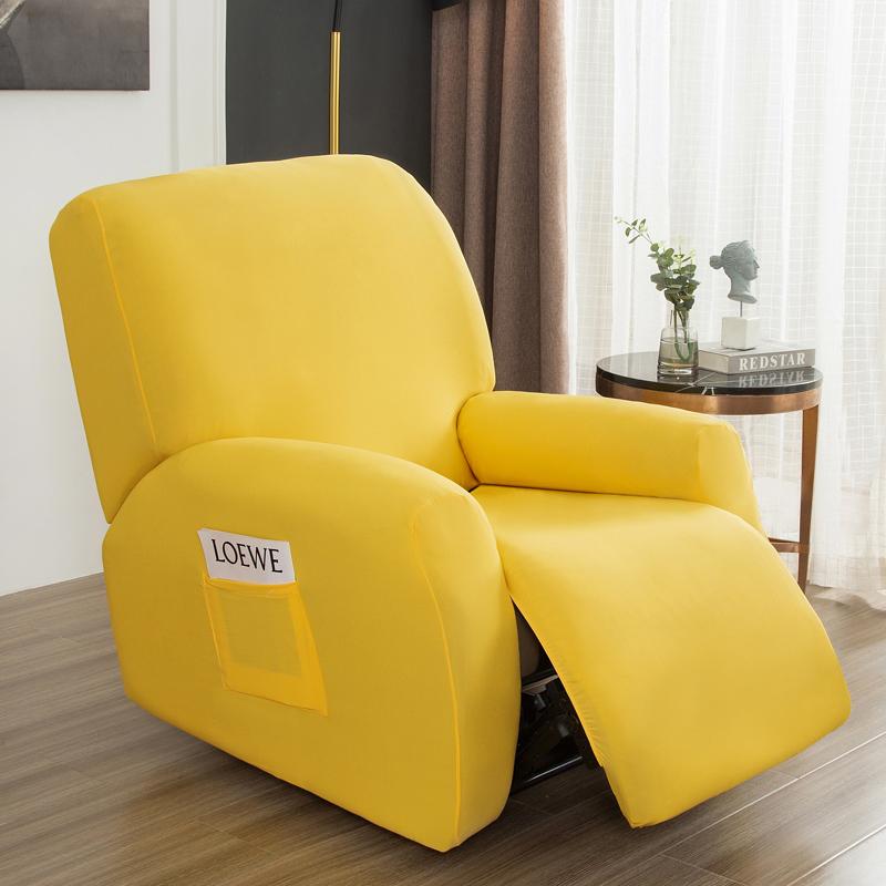4 Stück wasserdichter Liegesofabezug für Wohnzimmer, elastischer Liegestuhlbezug, Schutz für Lazy Boy Relax-Sesselbezug