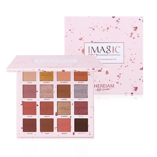 IMAGIC - 16 Colours Pink Pop Eyeshadow Palette EY327 - 22.8g