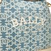 Bally Cleoh Dmn Classic Monogram Print Drawstring Bucket Bag Women Bags Denim-Blue 6300125