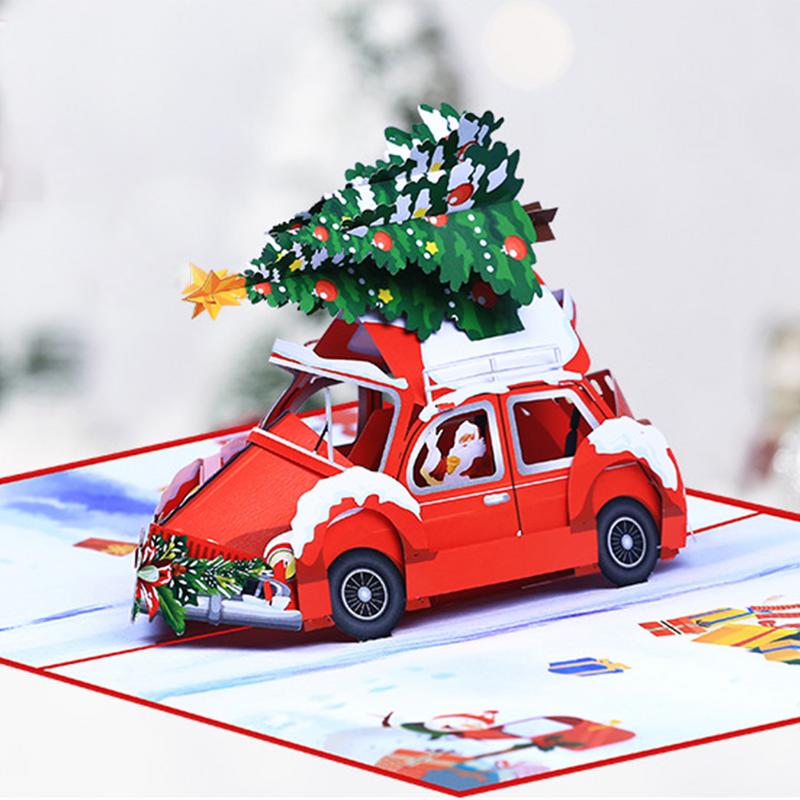 3D Christmas Cards 3D Christmas Greeting Card Creative Popup Christmas Cards 3D Christmas Greeting Card Funny Christmas Greeting