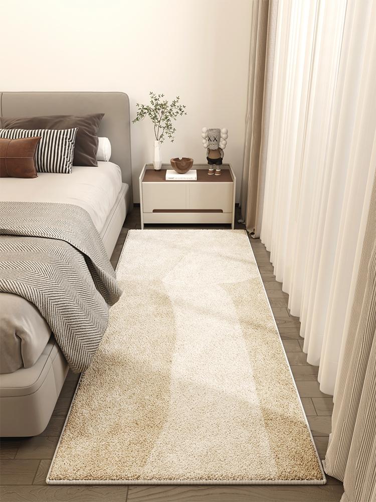 Light Luxury Living Room Decoration Carpet Fluffy Soft Bedside Rug Modern Style Rugs For Bedroom Thick Anti-Slip Study Floor Mat