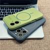 Liquid Silicone For Magsafe Charge Magnetic Case for iPhone 17 Air 16 15 14 Plus 13 12 Pro Max 11 Glass Lens Soft Cover