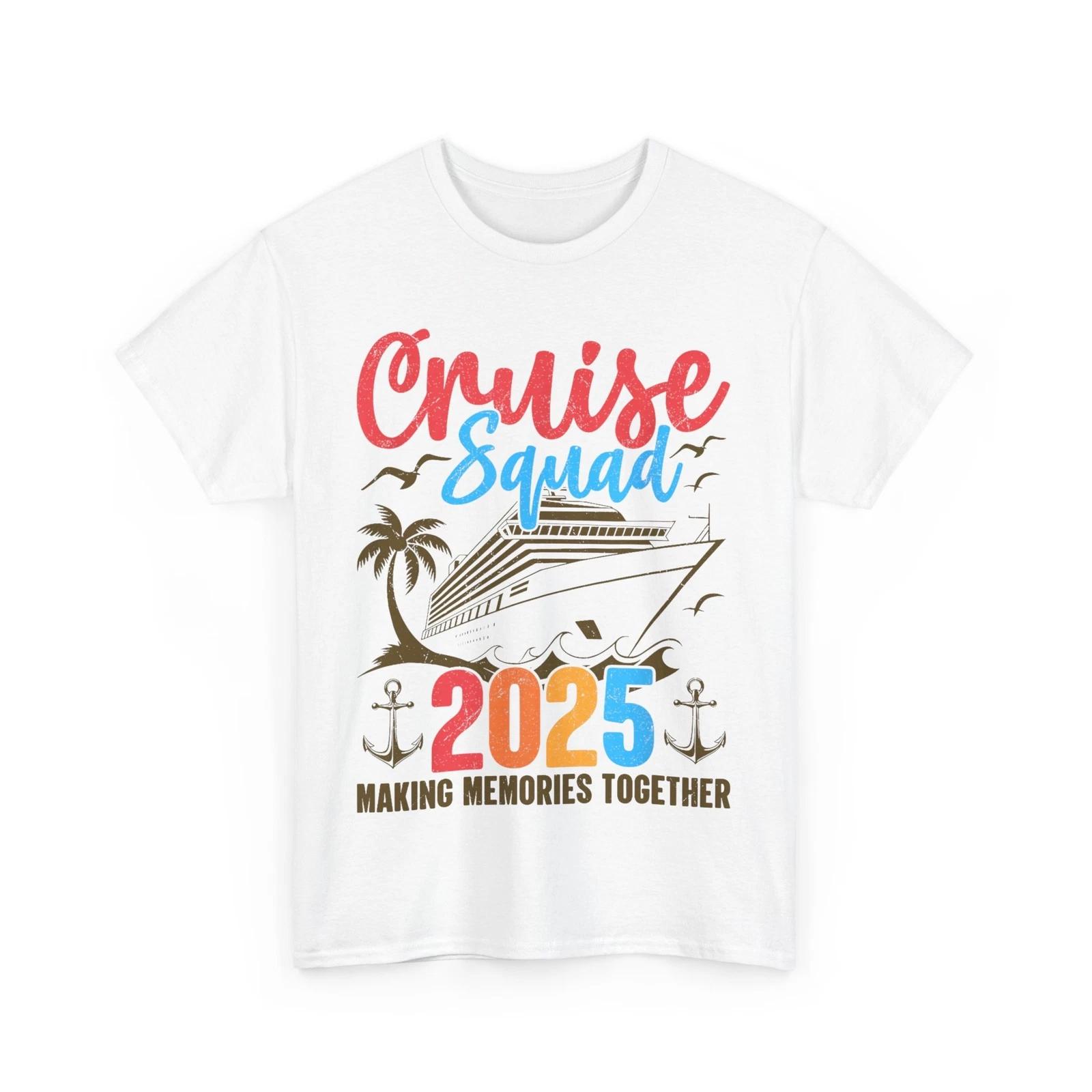 Cruise Squad 2025 Summer Vacation Family Group Matching T shirt L