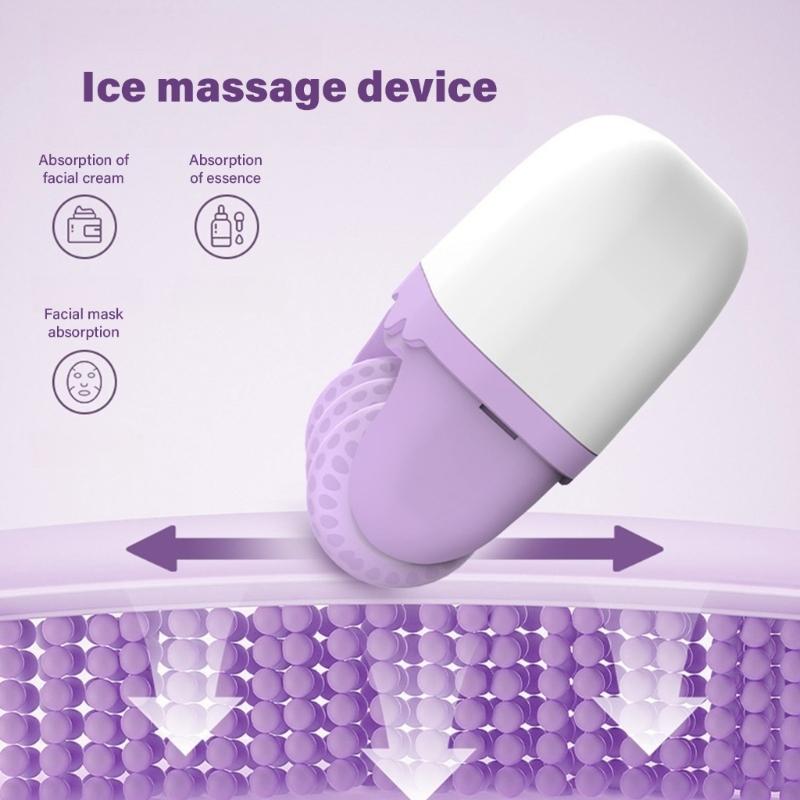 Rechargeable Cryo Rollers Massage Tool With Builts In Cooling Technology For Skin Soothing And Tension Relief