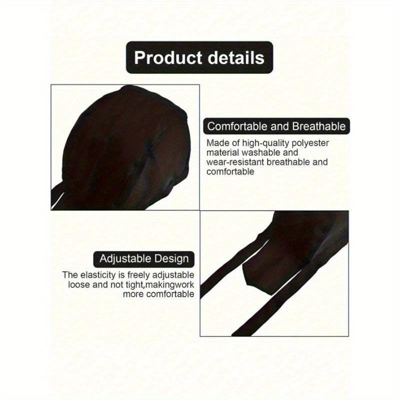 1pc, Adults Chef Hat, Chef Cap For Men Women, Adjustable Cooking Hat With Elastic Band Reusable Chefs Hat, For Kitchen Coffee Restaurant Food Service