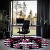 Monster High Printed Round Rug Carpet Chair Rug Area Rug Entryway Doormats,for Office Chair Living Room Bedroom Kitchen Room.