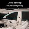 Zhijie R7 Opaque Sunshade: Car Window Heat Insulation Privacy Curtain 