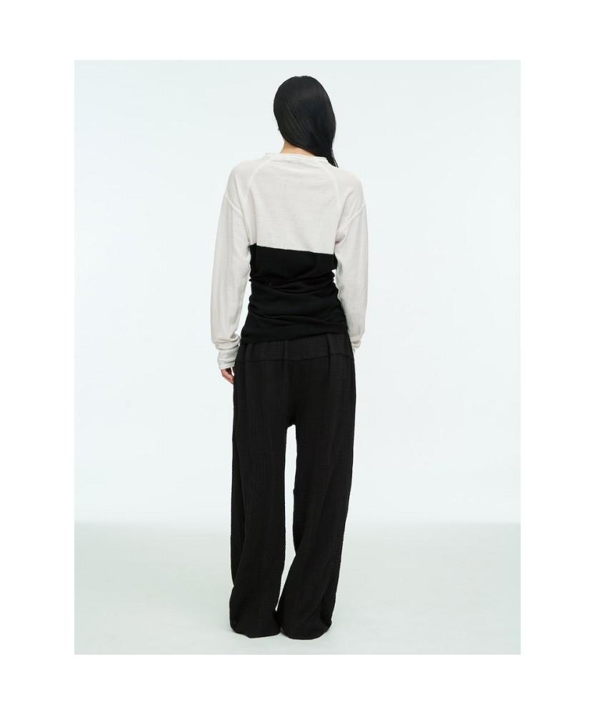 Anggae Peplum Pants Black
