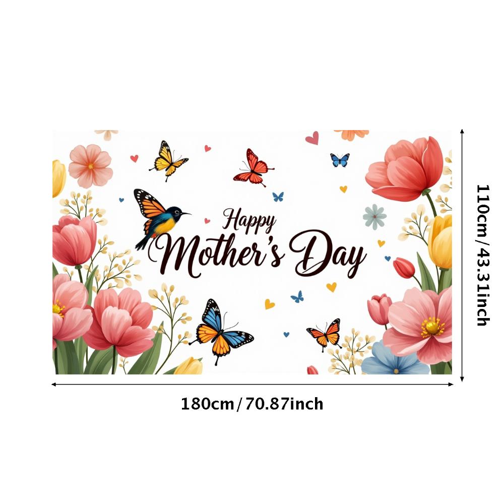 Großes Veranstaltungsbanner Muttertagsbanner Heimfeiern für Mama Familienveranstaltungen Heimdeko