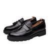 Large size men's shoes new casual leather shoes fashion men's business dress shoes retro British style fringed leather shoes