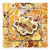 50 Gourmet Biscuits Series Waterproof Journal Stickers - Ideal for DIY Notebooks and Birthday Gifts