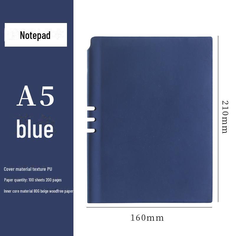 A5 Notizbuch aus weichem Leder: Kreatives Lesen & Geschäftstagebuch für Studenten