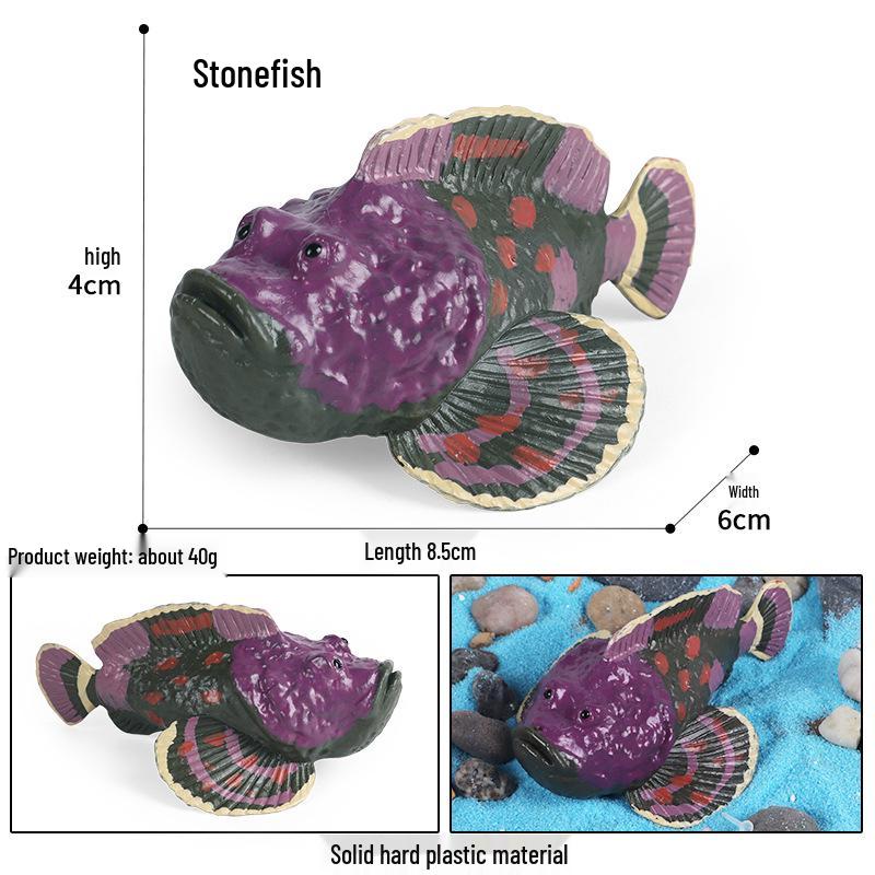 Ocean Wildlife Simulation Toy Set: Sea Turtle, Shark, Whale, Sea Lion, Tiger Shark, Manta Ray, Seal, Grouper.