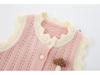 2025 Spring & Autumn Cute Kids' Knit Sweater Vest - Fashionable Sleeveless Cardigan