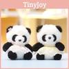 Panda Kuscheltier mit Kleid Niedliches Tier Weich Gefüllt Für Mädchen Geschenk Und Tasche