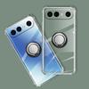For VIVO X300 FE Case Ring Holder Ultra Thin Transparent Car Navigation Soft Silicone Clear Cover For VIVO X300 FE Phone Casing