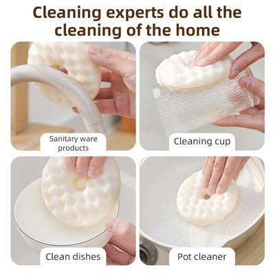 Kitchen Cleaning Sponge Set Double-Sided Scrubbing Dishes, Pots And Pans Dishwashing Sponge Multi-Function Cleaning Brush
