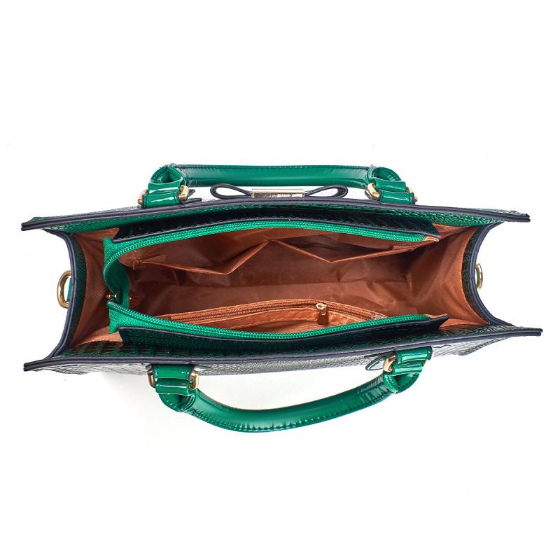 Handbag European and American Atmospheric Styling Child and Mother Bag Crocodile Pattern Fashion Shoulder Bag Two-piece Set