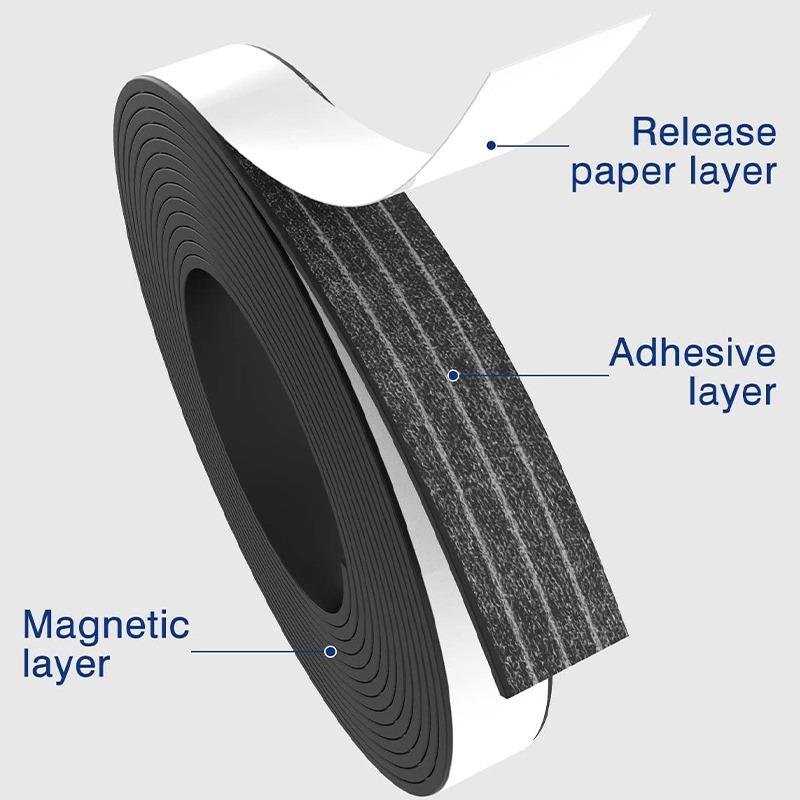 Magnetische Tape Magneten met Sterke Zelfklevende Achterkant Anisotrope Flexibele Magnetische Strip