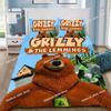 Set lenjerie de pat cu față de pernă pentru pilotă Adult Băiat Grizzys the L-Lemmings Fată Decorare Dormitor Cadou Copii Mărime Single Dublu Mare